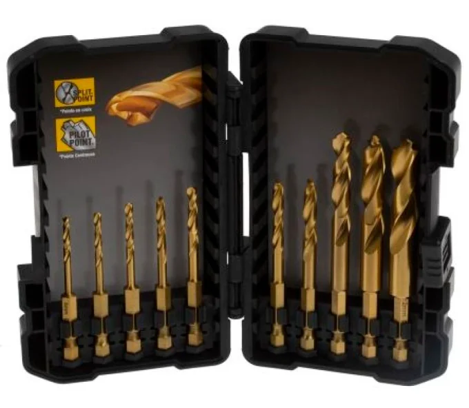 Set burghiuri pe metal DEWALT DT50050 3-12mm HSS-TIN-2