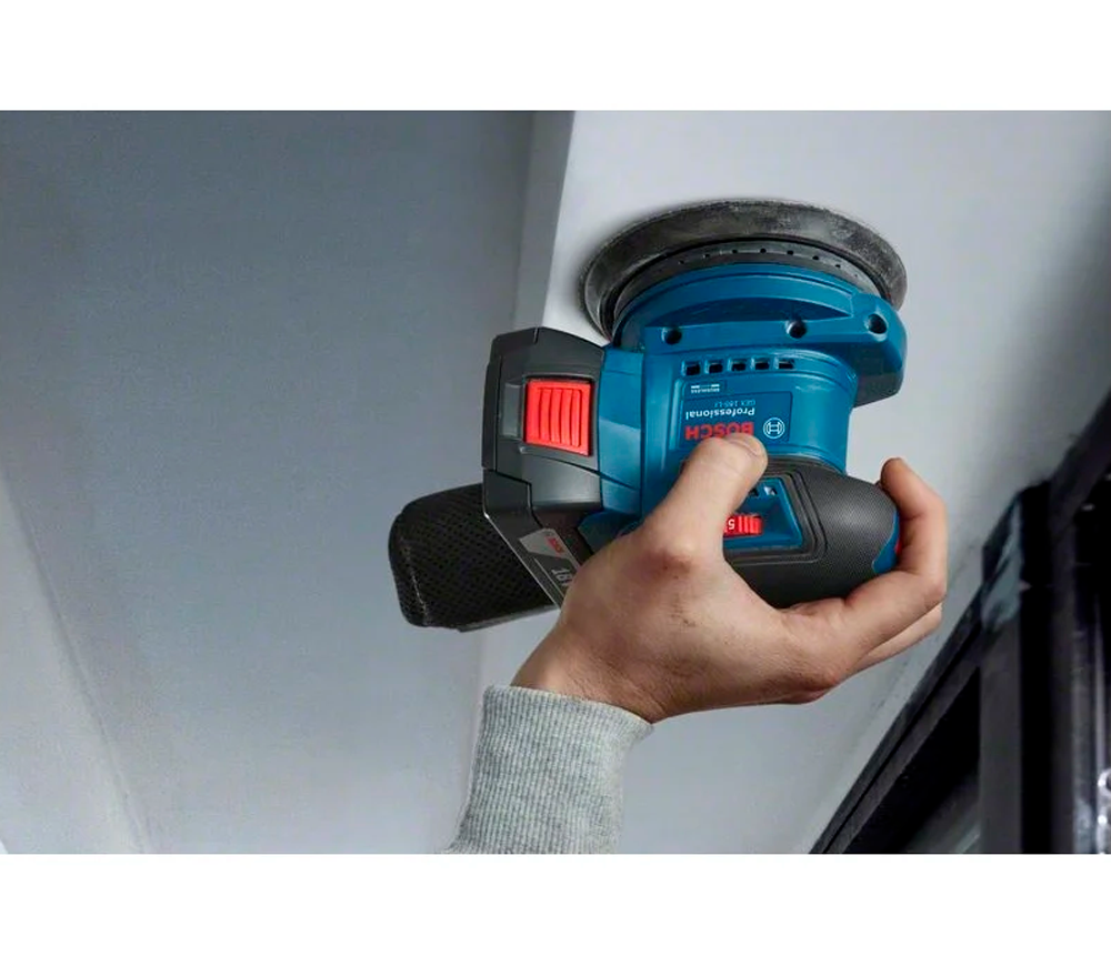 Шлифмашина эксцентриковая аккумуляторная BOSCH GEX 185-LI PROF 125мм 18В 4Ач photo 3