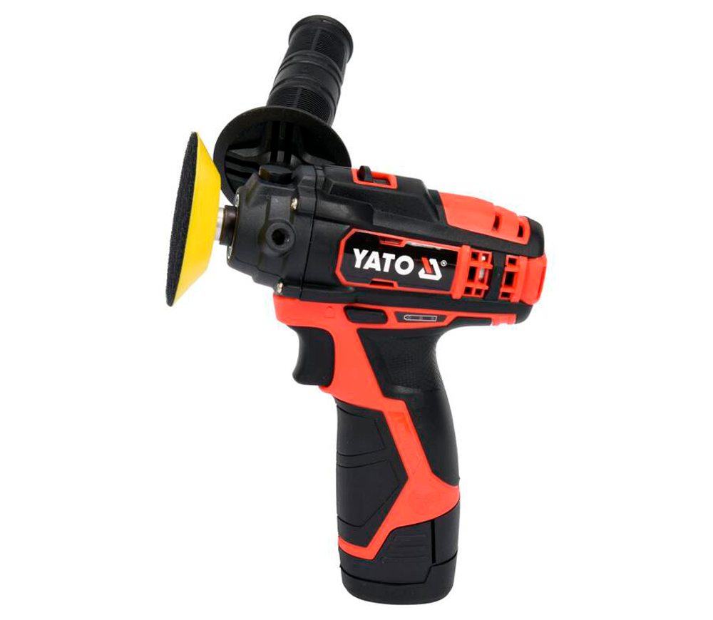 Полировальная машина аккумуляторная YATO YT82903 80мм 12В 2Ач photo 1