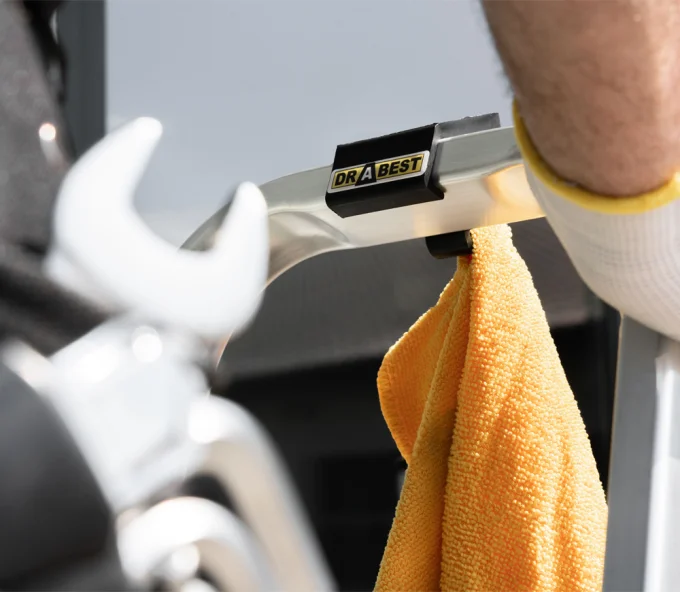 Scară unilaterală DRABEST DR-AL-D3-PRO-Ż+CZ 0.54m 150kg-6