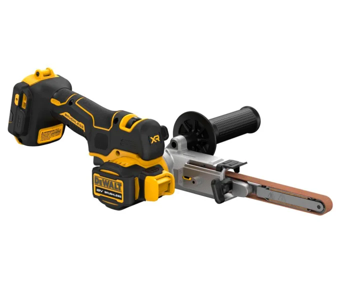 Mașină de șlefuit cu bandă fără fir DEWALT DCM200E2T-QW  18V 1.7Ah-4