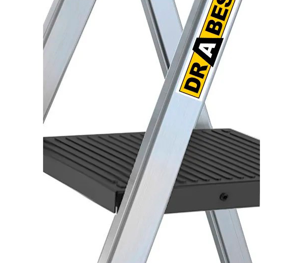 Scară unilaterală DRABEST DR-AL-D3-PRO-Ż+CZ 0.54m 150kg photo 0