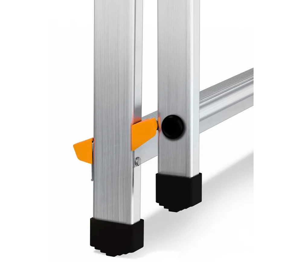 Scară unilaterală DRABEST DR-AL-D4-PRO-Ż+CZ 0.75m 150kg photo 2
