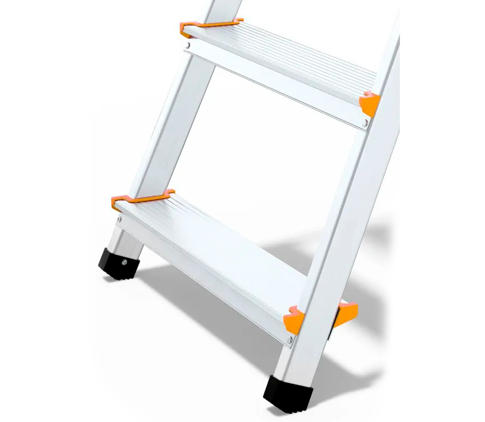 Scară unilaterală DRABEST DR-AL-D4-PRO-Ż+CZ 0.75m 150kg photo 3