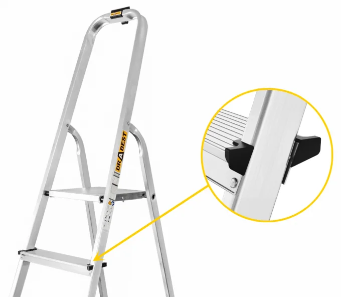 Scară unilaterală DRABEST DR-AL-D7-HOME 1.4m 125kg-4