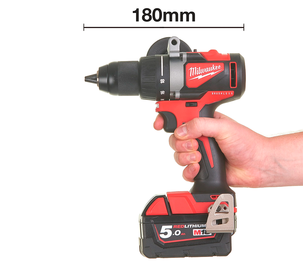 Шуруповёрт аккумуляторный (без АКБ) MILWAUKEE M18 BLDD2-0X 18В photo 9