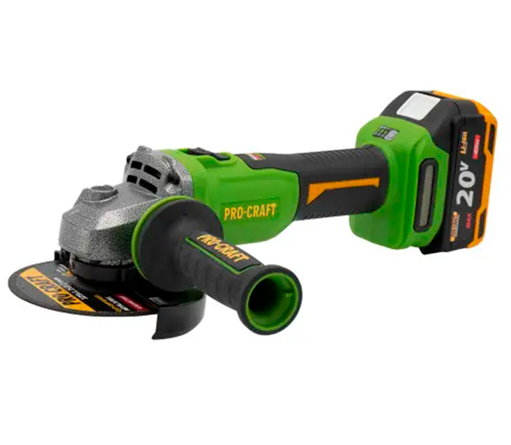 Polizor unghiular cu acumulator ProCraft PWA220 125mm 20V 4Ah photo