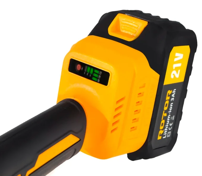 Угловая шлифмашина аккумуляторная ROTOR RAG21 125мм 21В 3Ач-4