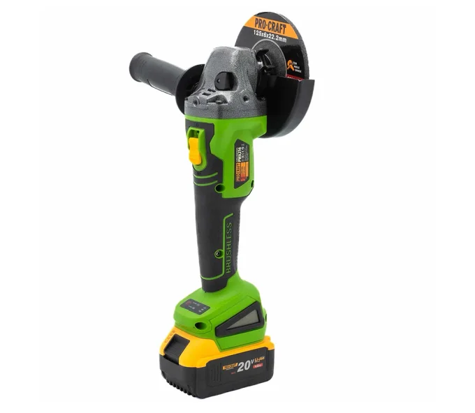 Угловая шлифмашина аккумуляторная ProCraft PWA216 125мм 20В 4Ач-2