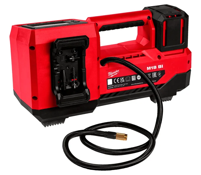 Автокомпрессор аккумуляторный (без АКБ) MILWAUKEE M18BI-0 18В 10.3бар 40л/мин-5