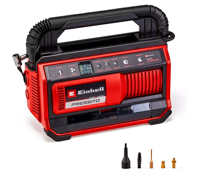 Compresor auto cu accumulator EINHELL PRESSITO 18/25 Hybrid  11bar 19l/min-1