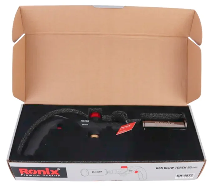 Газовая горелка с пьезоподжигом RONIX RH-4572 1300°C-5