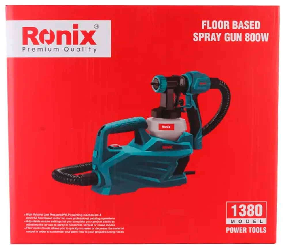 Краскопульт RONIX 1380 800вт photo 0