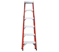 Двухсторонняя стремянка диэлектрическая LIDER-TECH PD0907 1.98m 180kg-2