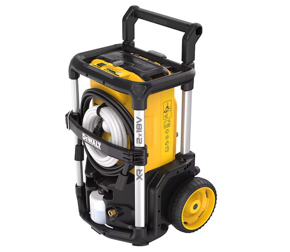 Aparat de spălat cu presiune fără fir (fără bat) DEWALT DCMPW1600N 110bar 273l/h 2x18V photo 1