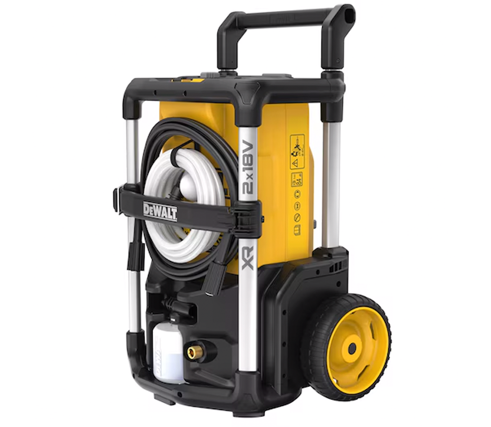 Aparat de spălat cu presiune fără fir (fără bat) DEWALT DCMPW1600N 110bar 273l/h 2x18V photo