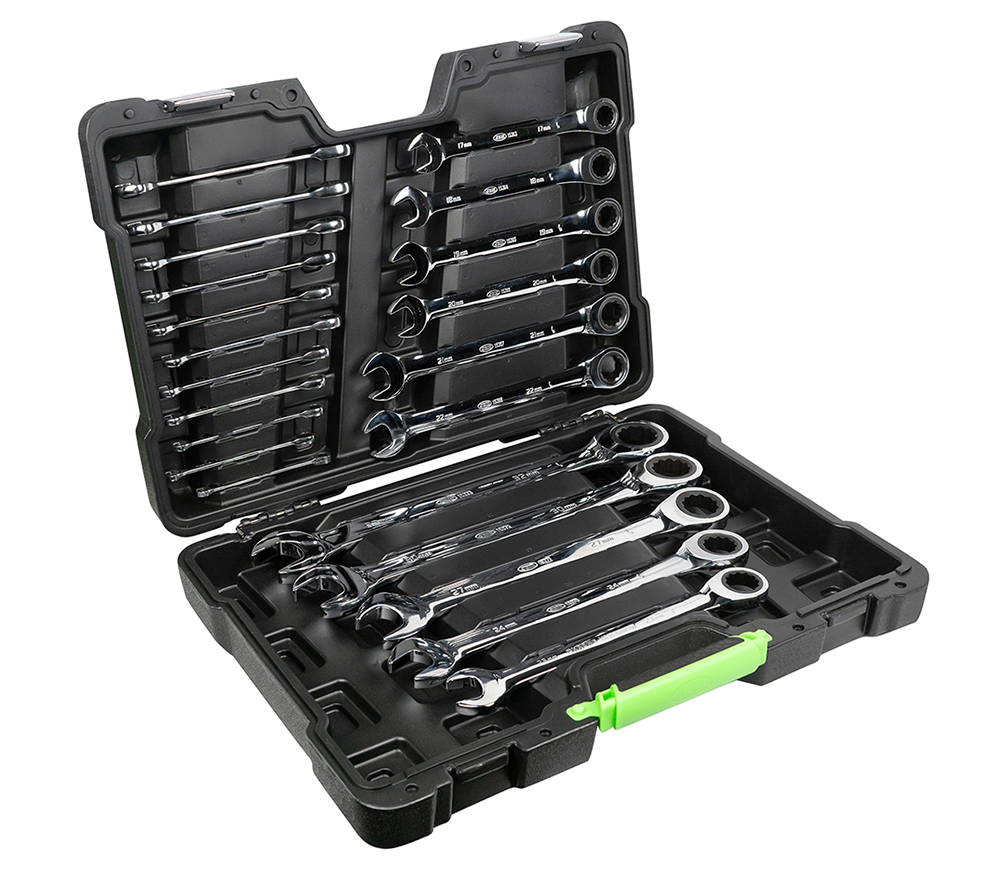 Set de 32 chei combinate cu clichet JBM-54041 6-32mm photo 0