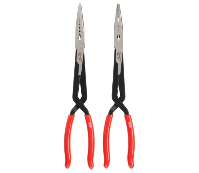Длинногубцы удлинённые 2шт MILWAUKEE LONG REACH PLIERS 332мм-1