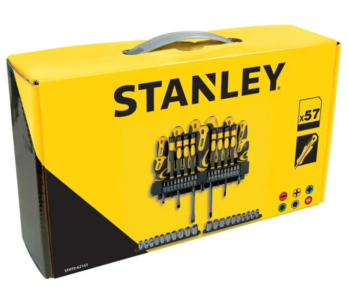 Набор отверток насадок и бит 57 шт STANLEY STHT0-62143-3