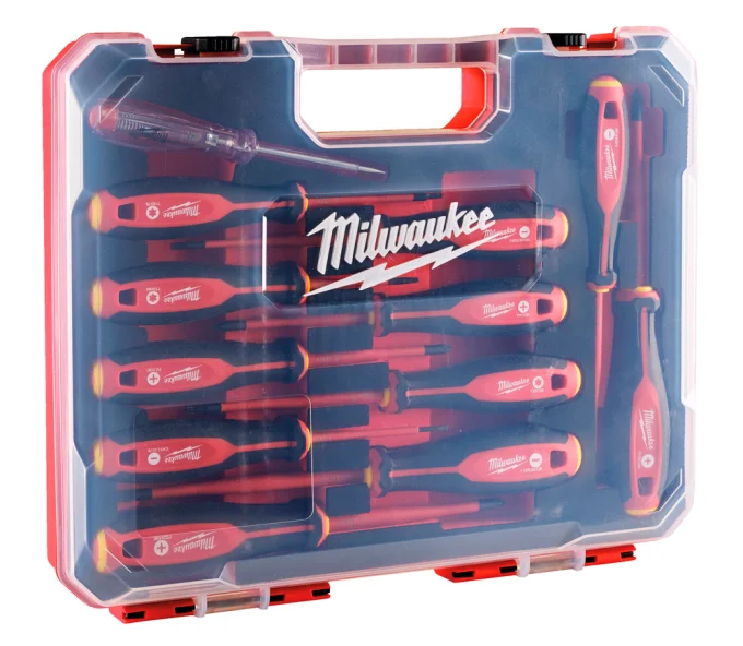 Набор отверток электрика 12 шт MILWAUKEE Tri-Lobe-1