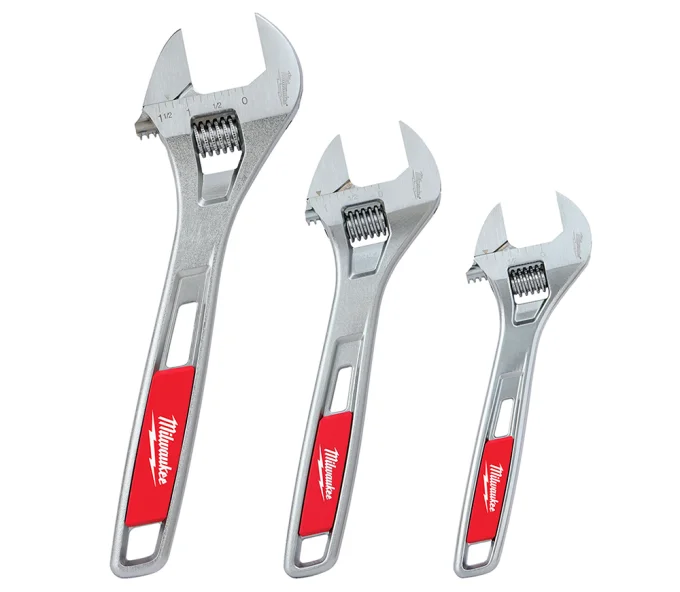 Set 3 chei reglabile MILWAUKEE Wrench Triple Pack 24.5/30/36.5mm 150/200/250mm-1