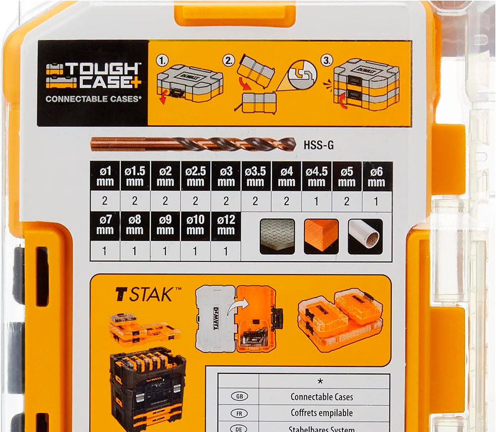 Set burghiuri pe metal DEWALT DT70729-QZ 1-12mm HSS-G photo 1