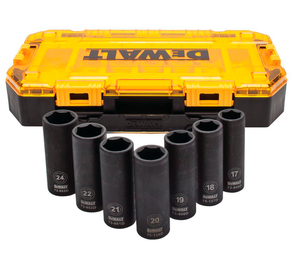 Set de 7 duze tubulare de impact DEWALT DWMT74737-0 17-24 mm photo