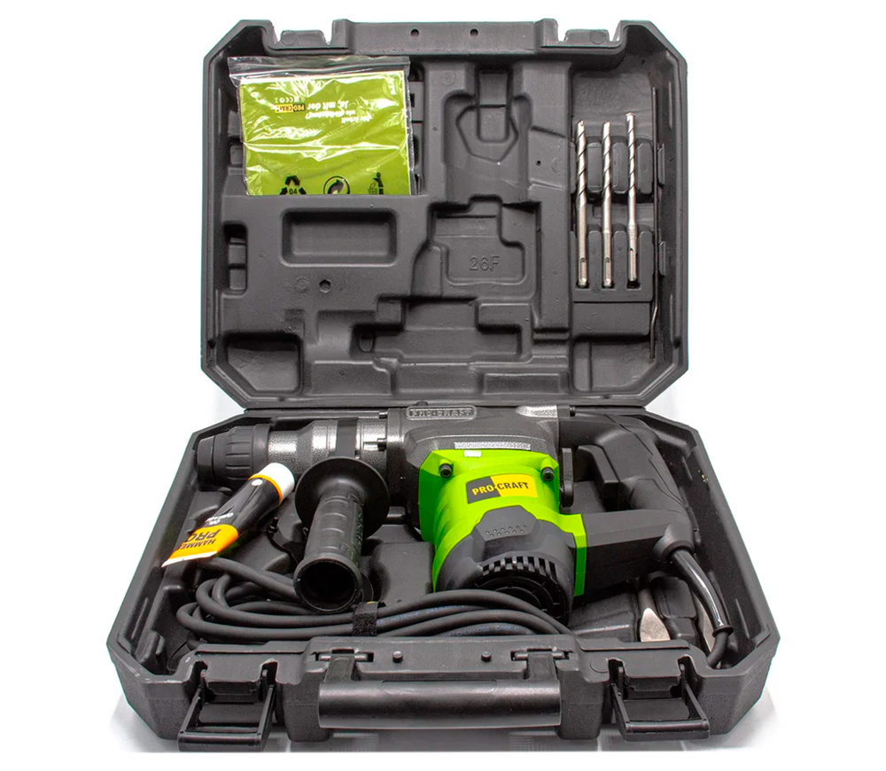 Ciocan rotopercutor ProCraft BH1750 1200w SDS-Plus photo 4