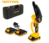 Цепная пила аккумуляторная ROTOR RMC21-6 150мм 21В 2Ач-5