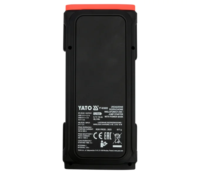 Пусковое устройство YATO YT83085 1000A 12В-4
