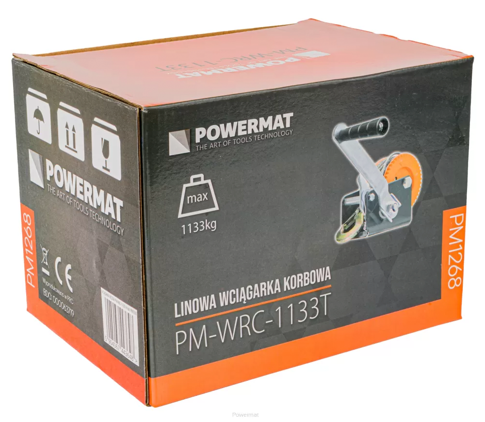 Troliu manual POWERMAT PM-WRC-1133T 1133kg 10000mm photo 6