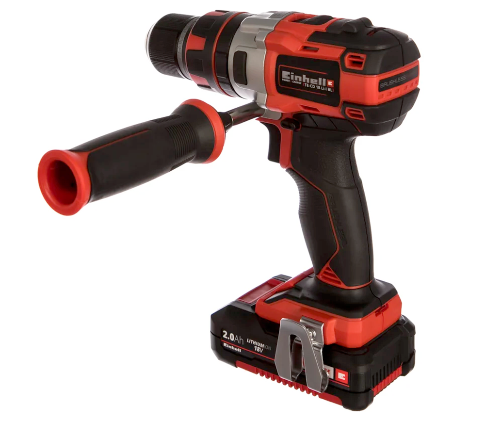 Дрель ударная аккумуляторная EINHELL TE-CD 18 Li-i BL 18В 2Ач photo 2