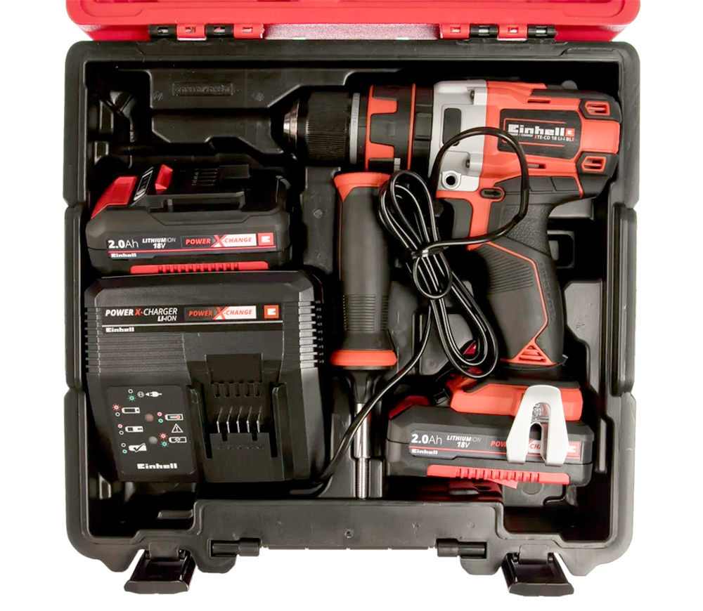 Дрель ударная аккумуляторная EINHELL TE-CD 18 Li-i BL 18В 2Ач photo 4