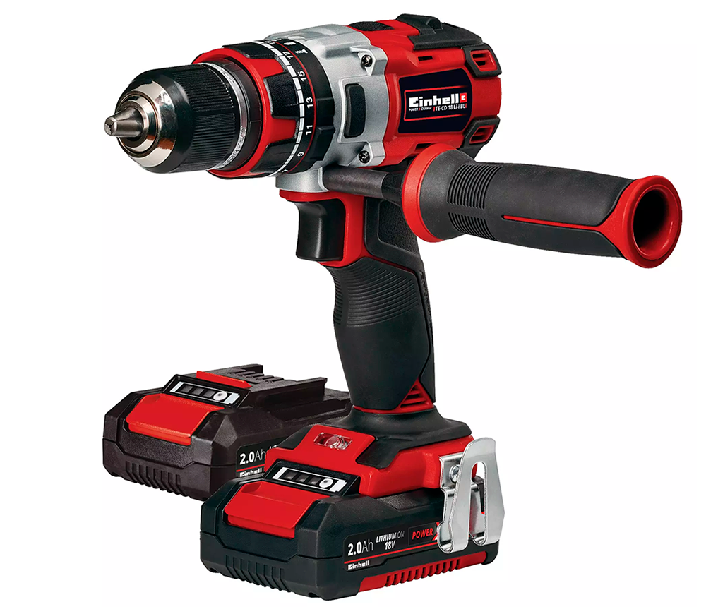 Дрель ударная аккумуляторная EINHELL TE-CD 18 Li-i BL 18В 2Ач photo