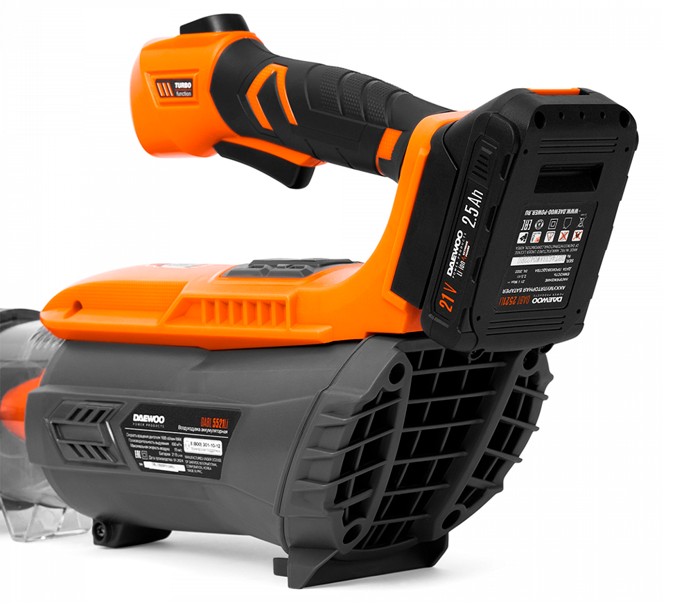 Suflantă cu acumulator DAEWOO DABL 5521Li SET 10800l/min 21V 2.5Ah photo 3