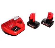 Încărcător cu 2 acumulatoare MILWAUKEE M12NRG-602 NRG 36w 12V 3A-1