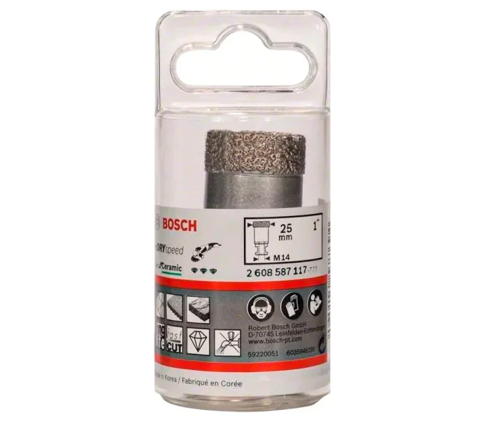 Carotă de găurit BOSCH Dry Speed 2608587117 25mm-2