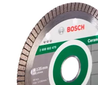 Disc de tăiat cu diamant BOSCH Ceramic Extraclean 2608602479 125mm Turbo Ceramică-2