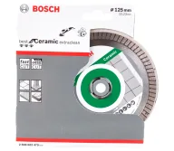 Disc de tăiat cu diamant BOSCH Ceramic Extraclean 2608602479 125mm Turbo Ceramică-3