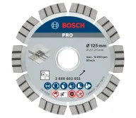 Disc de tăiat cu diamant BOSCH Best for Concrete 2608615065 125mm Segmentat Beton-1