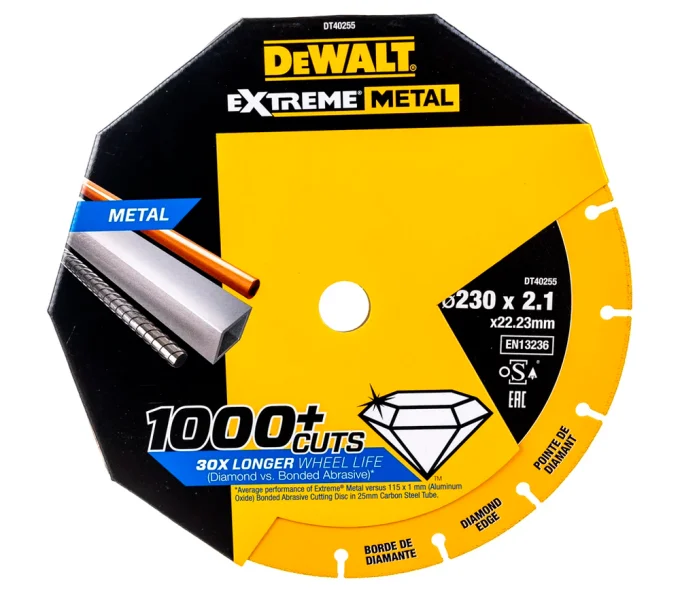 Disc de tăiat cu diamant DEWALT DT40255 230mm Segmentat Metal-3