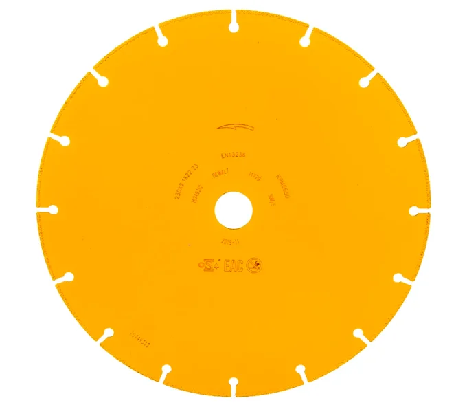Disc de tăiat cu diamant DEWALT DT40255 230mm Segmentat Metal-4