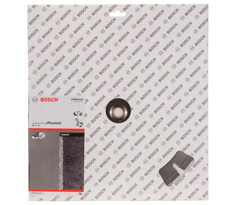 Алмазный отрезной диск BOSCH 2608602625 350мм Сегментированный Асфальт photo 0
