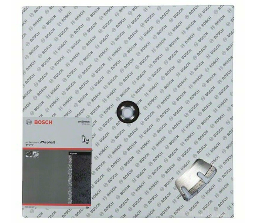 Алмазный отрезной диск BOSCH Asphalt 2608602627 450мм Сегментированный Асфальт photo 0
