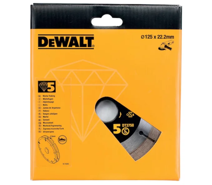 Disc de tăiat cu diamant DEWALT DT3758-QZ 125mm Dublu segmentat Beton-2