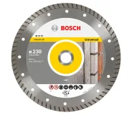 Disc de tăiat cu diamant BOSCH Universal  2608602397 230mm Turbo Beton/Piatră/Cărămidă-1