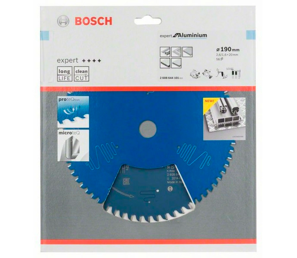 Пильный диск BOSCH Expert for Aluminium 2608644101 190мм 1.6мм photo 0