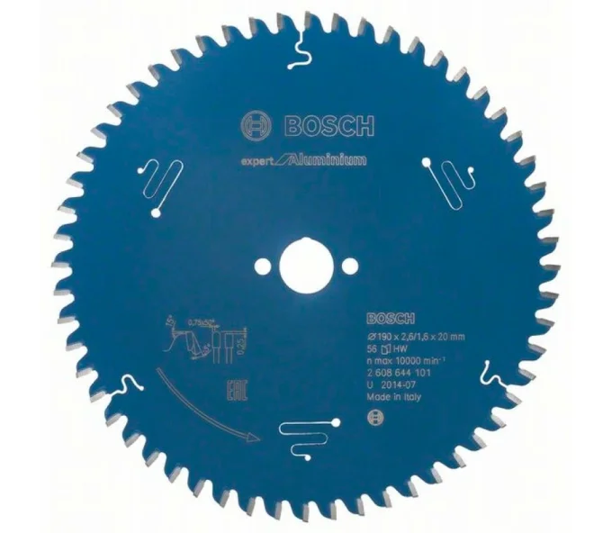 Disc pentru fierastrau electric BOSCH Expert for Aluminium 2608644101 190mm 1.6mm-1