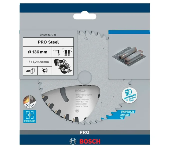 Disc pentru fierastrau electric BOSCH 2608837746 136mm 1.6mm-2