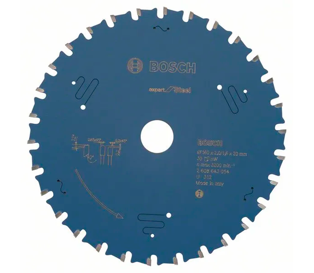 Disc pentru fierastrau electric BOSCH EX SL H 2608643054 160mm 1.6mm photo